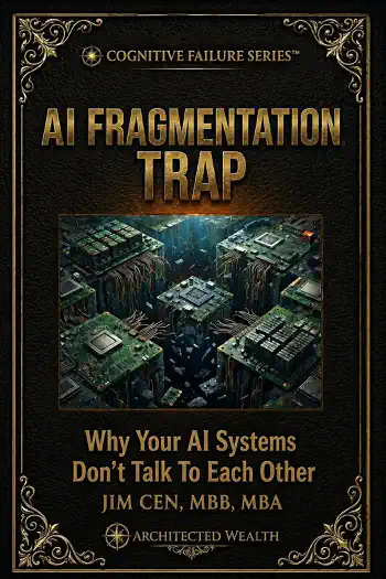 AI Fragmentation Trap:When Your AI Systems Don't Talk to Each Other by Jim Cen, book cover