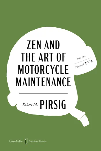 Zen and the Art of Motorcycle Maintenance by Robert Pirsig, book cover