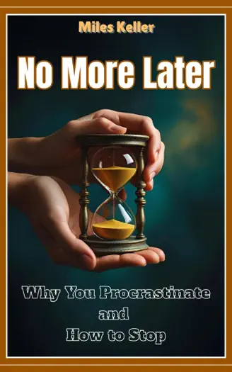 No More Later by Miles Keller, book cover