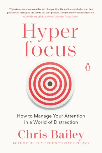 Hyperfocus by Chris Bailey, book cover
