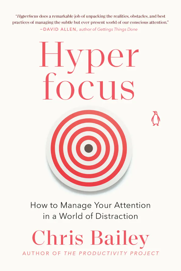 Hyperfocus by Chris Bailey, book cover