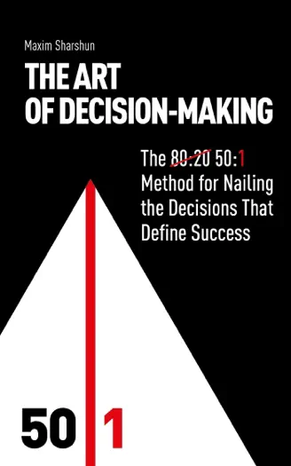 The Art of Decision-Making by Maxim Sharshun, book cover