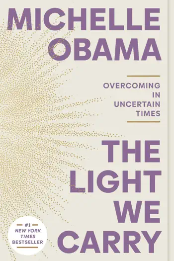 The Light We Carry by Michelle Obama, book cover