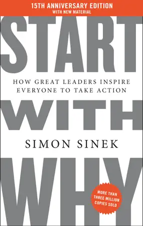 Start with Why by Simon Sinek, book cover