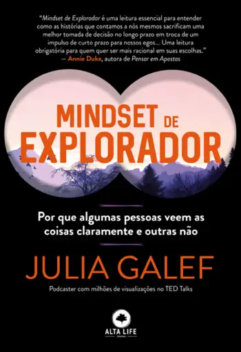 Mindset de explorador by Julia Galef, book cover
