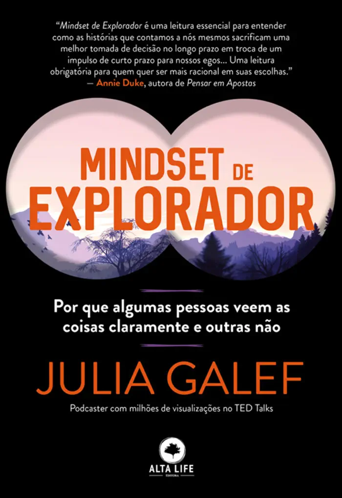 Mindset de explorador by Julia Galef, book cover