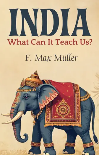 India What Can It Teach Us? by F. Max Muller, book cover