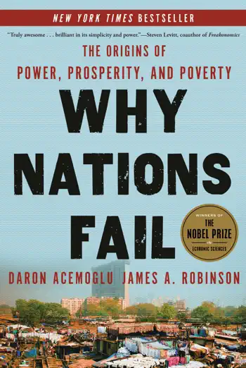 Why Nations Fail by Daron Acemoglu and James A. Robinson, book cover