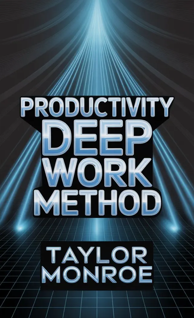 Productivity Deep Work Method by Taylor Monroe, book cover