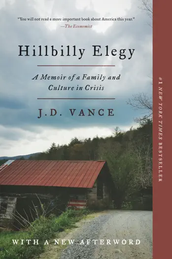 Hillbilly Elegy by J.D. Vance, book cover