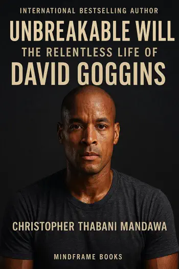 Unbreakable Will The Relentless Life of David Goggins by CT Mandawa, book cover