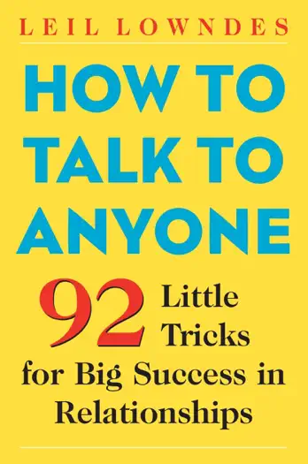 How to Talk to Anyone by Leil Lowndes, book cover