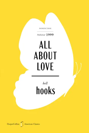 All About Love by bell hooks, book cover