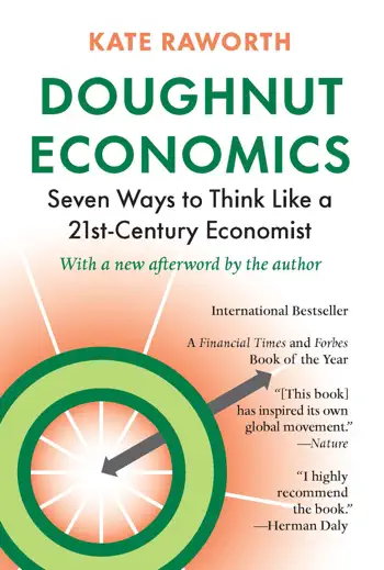 Doughnut Economics by Kate Raworth, book cover