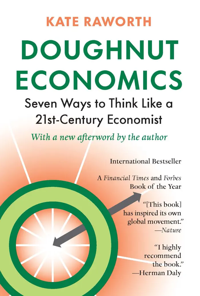 Doughnut Economics by Kate Raworth, book cover