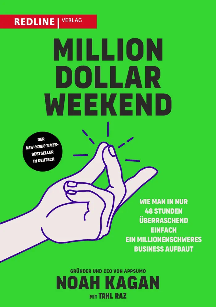 Million Dollar Weekend by Noah Kagan & Tahl Raz, book cover