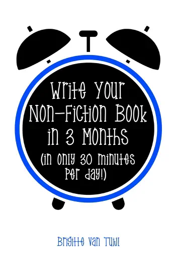 Write Your Non-Fiction Book in 3 Months by Brigitte van Tuijl, book cover
