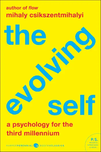 The Evolving Self by Mihaly Csikszentmihalyi, book cover