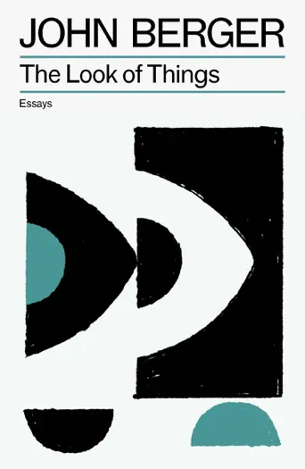 The Look of Things by John Berger, book cover
