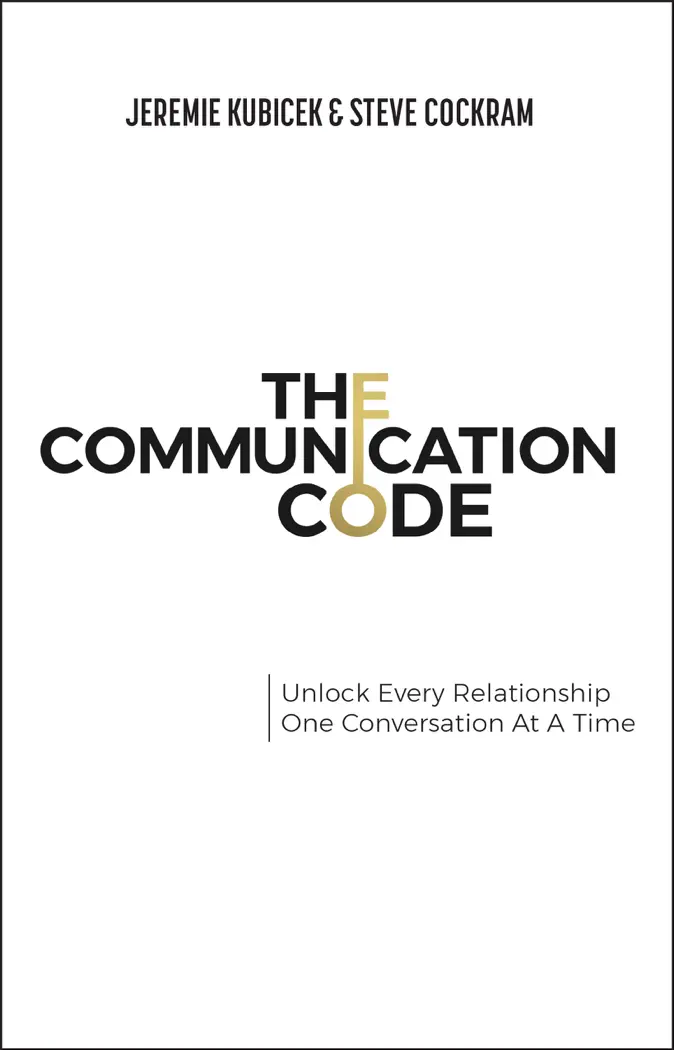 The Communication Code by Jeremie Kubicek & Steve Cockram, book cover