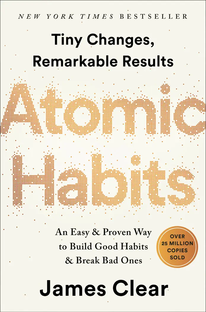 Atomic Habits by James Clear, book cover