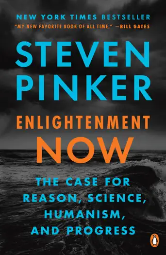 Enlightenment Now by Steven Pinker, book cover