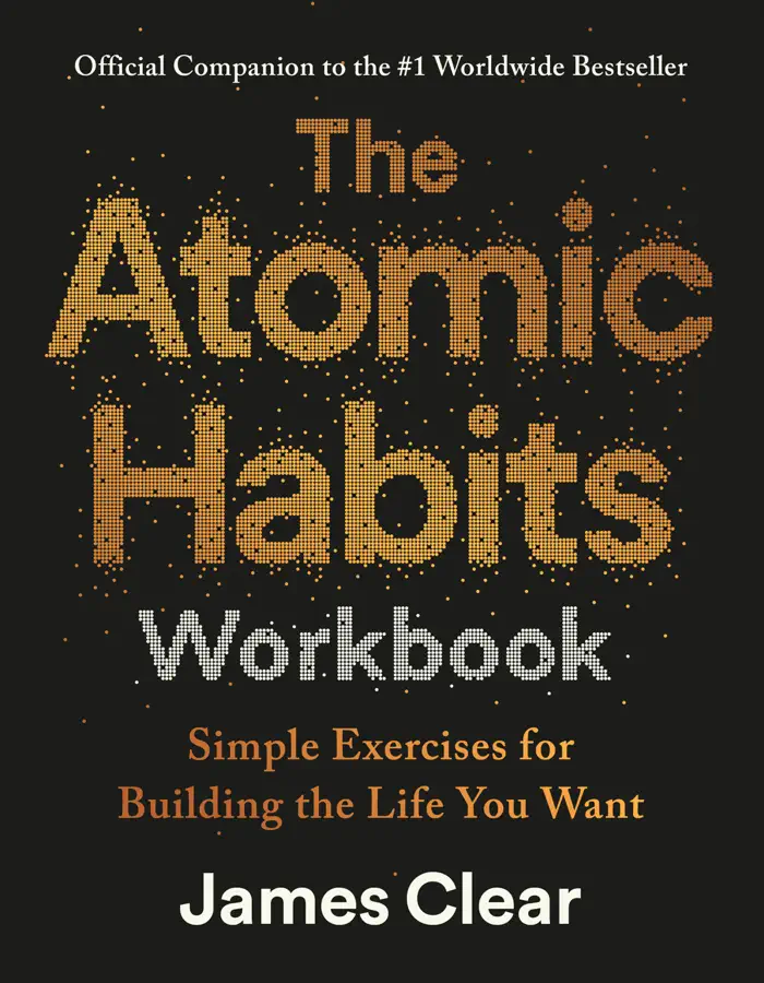 The Atomic Habits Workbook by James Clear, book cover
