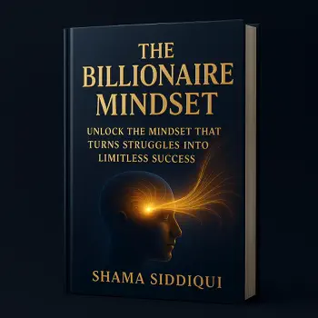The Billionaire Mindset by Shama Parveen, book cover