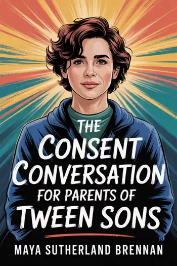 The Consent Conversation for Parents of Tween Sons by Maya Sutherland Brennan, book cover