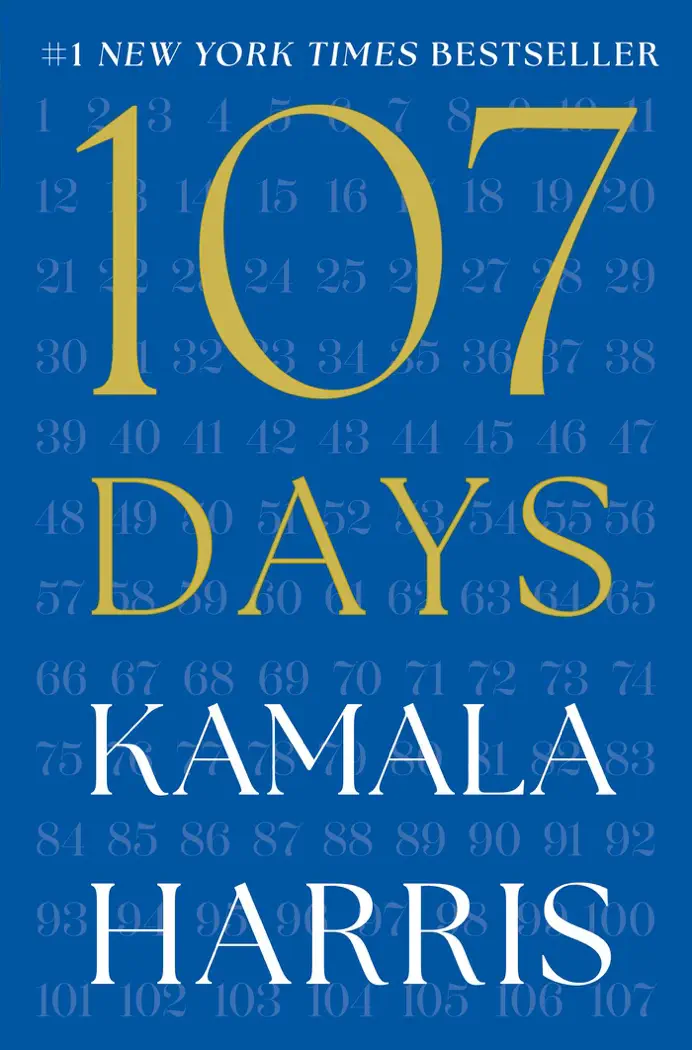 107 Days by Kamala Harris, book cover