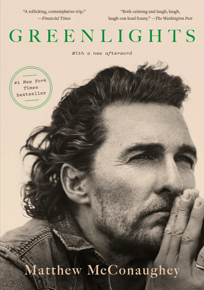Greenlights by Matthew McConaughey, book cover