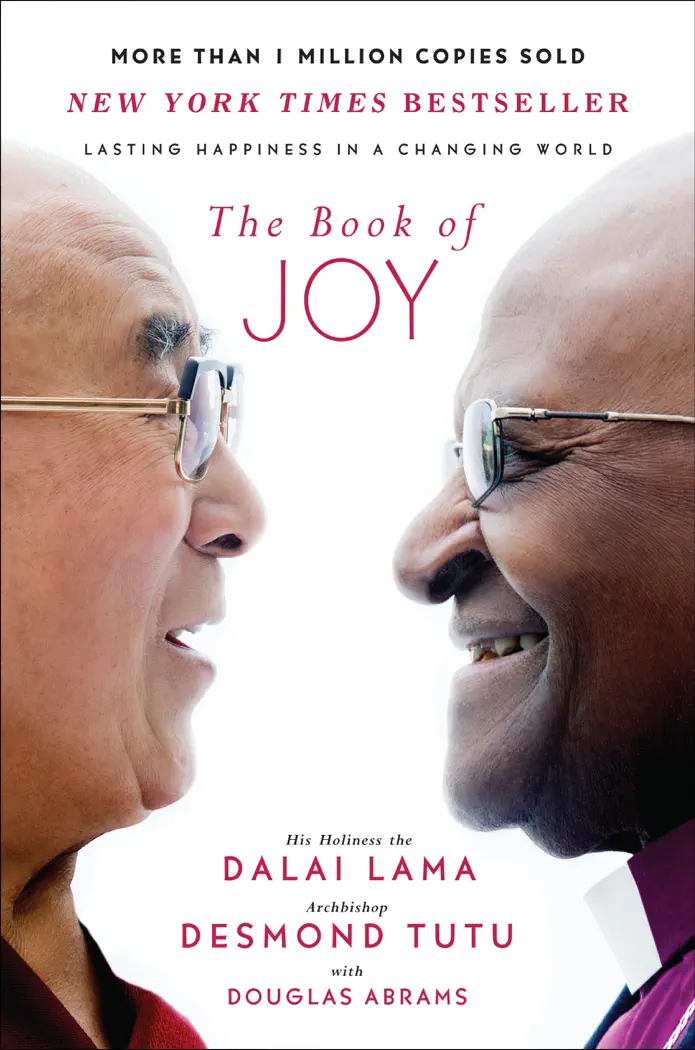 The Book of Joy by The Dalai Lama, Desmond Tutu, and Douglas Abrams, book cover