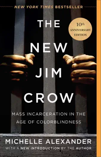The New Jim Crow by Michelle Alexander, book cover