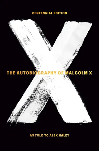 The Autobiography of Malcolm X by Malcolm X and Alex Haley, book cover