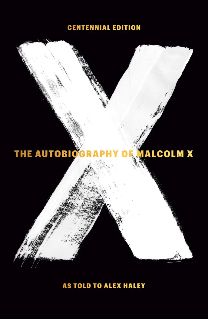 The Autobiography of Malcolm X by Malcolm X and Alex Haley, book cover