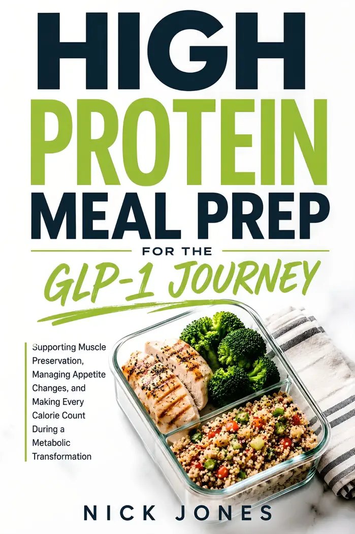 High Protein Meal Prep for the GLP-1 Journey by Nick Jones, book cover