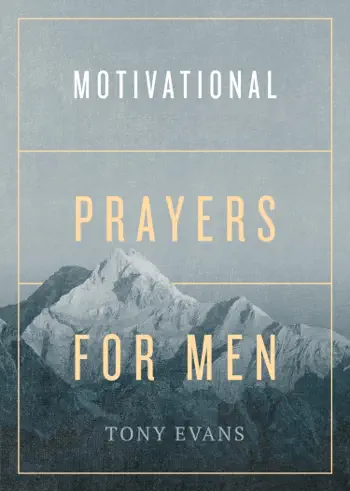 Motivational Prayers for Men by Tony Evans, book cover