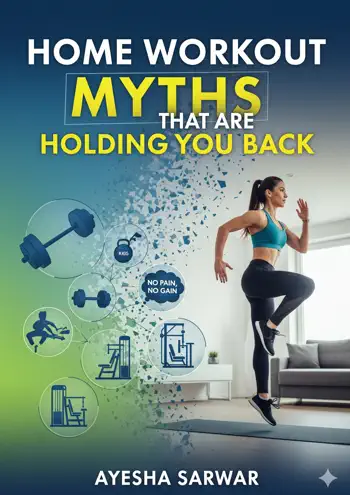 Home Workout Myths That Are Holding You Back by Ayesha Sarwar F, book cover
