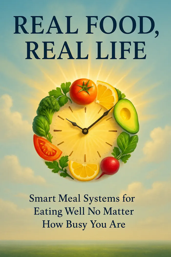 Real Food, Real Life Smart Meal Systems for Eating Well No Matter How Busy You Are by Odette Sinclair, book cover