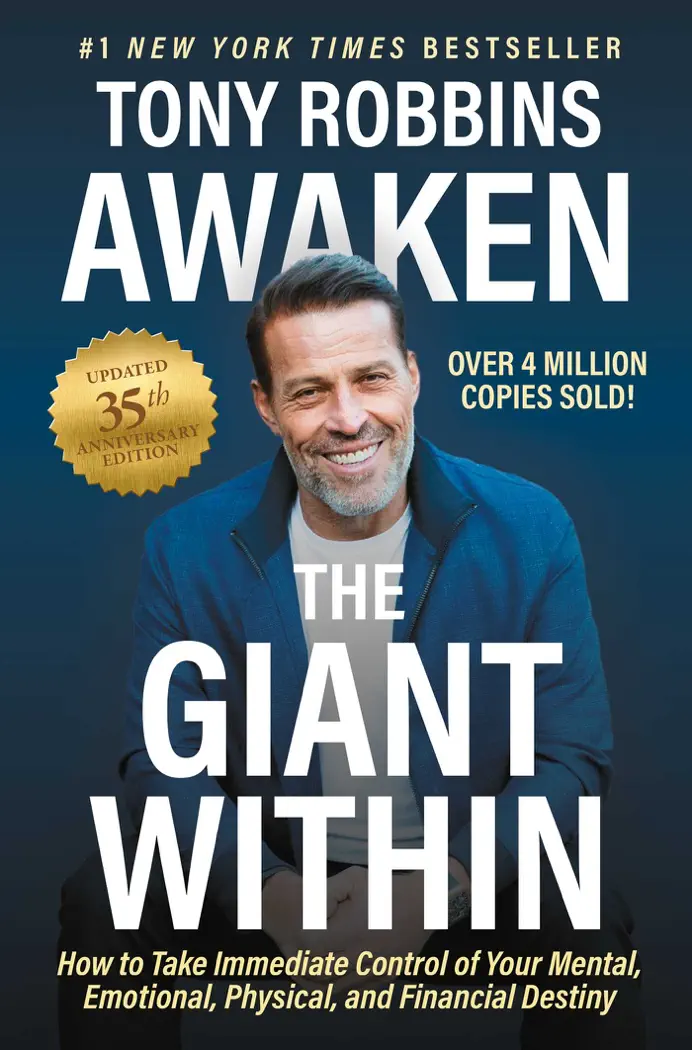 Awaken the Giant Within by Tony Robbins, book cover