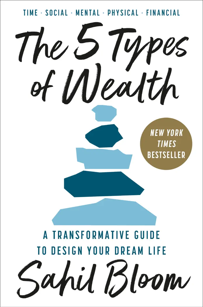 The 5 Types of Wealth by Sahil Bloom, book cover