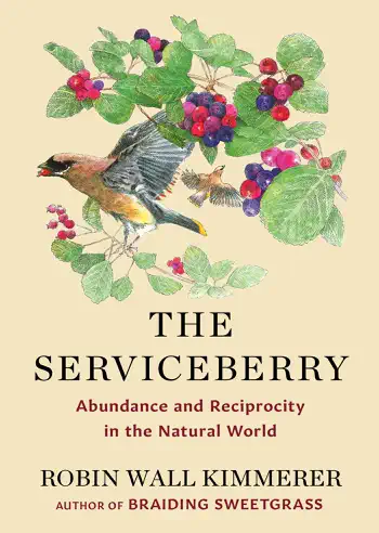 The Serviceberry by Robin Wall-Kimmerer, book cover