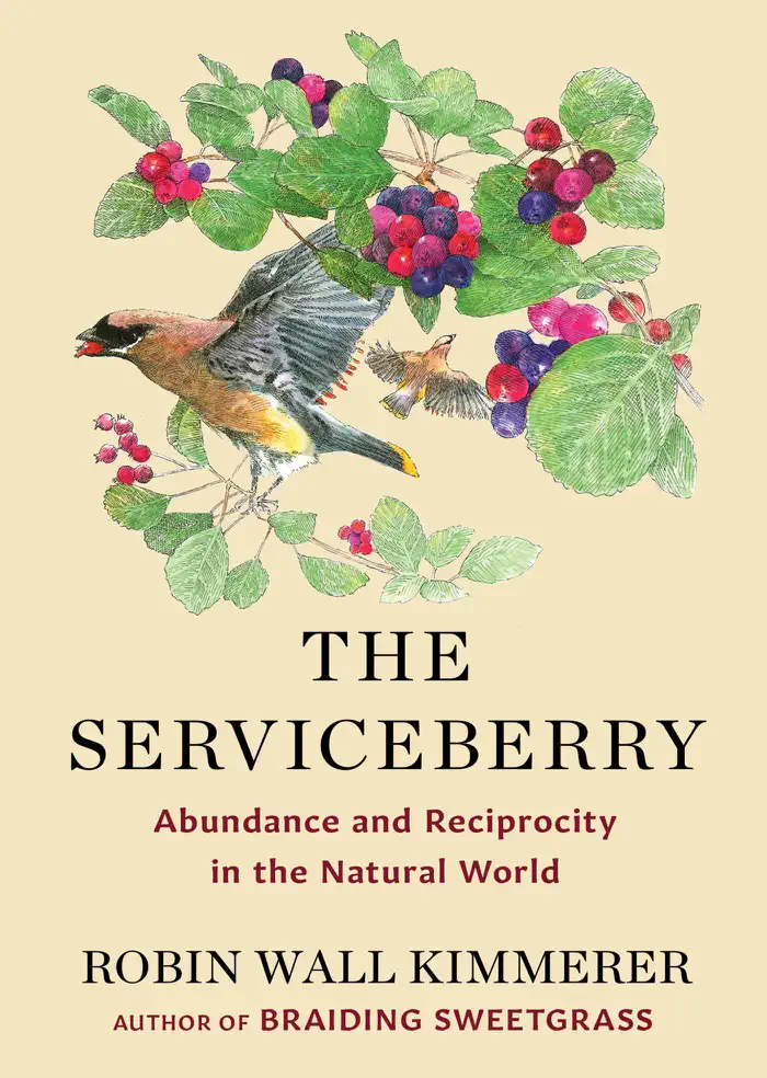 The Serviceberry by Robin Wall-Kimmerer, book cover