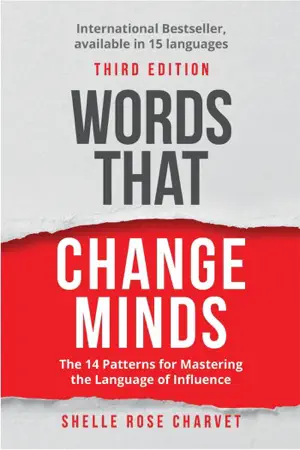 Words That Change Minds by Shelle Rose Charvet, book cover