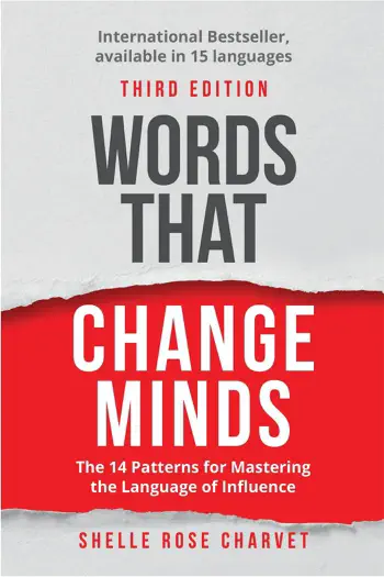 Words That Change Minds by Shelle Rose Charvet, book cover