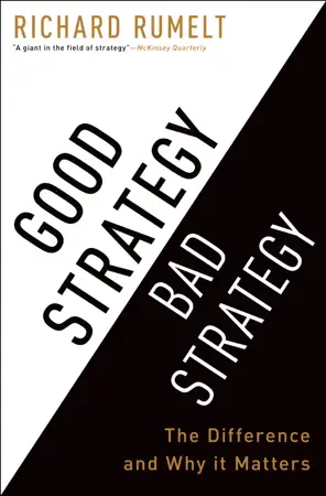 Good Strategy Bad Strategy: The Difference and Why It Matters by Richard Rumelt, book cover
