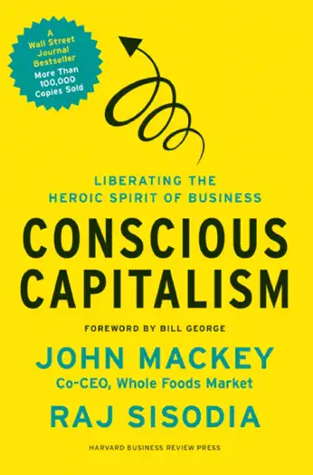 Conscious Capitalism by John Mackey and Rajendra Sisodia, book cover