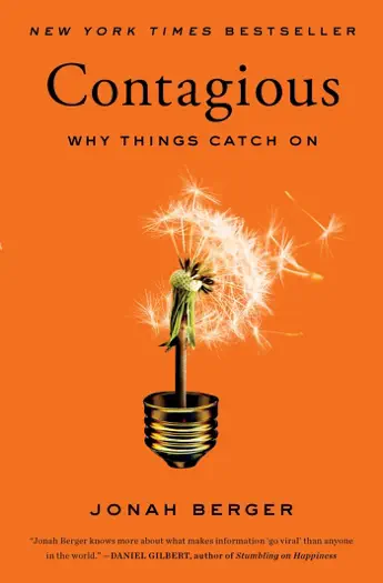 Contagious: Why Things Catch On by Jonah Berger, book cover