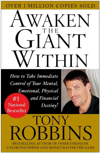 Awaken the Giant Within by Tony Robbins, book cover