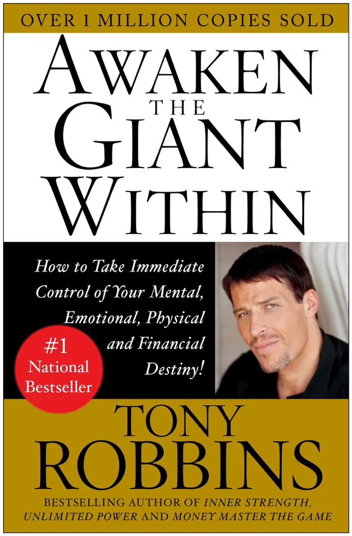 Awaken the Giant Within by Tony Robbins, book cover
